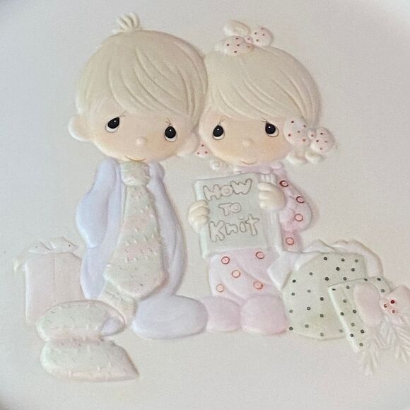 Our First Christmas Together Plate by Bill Biel & Sam Butcher 1982 Precious Mome - Picture 8 of 8